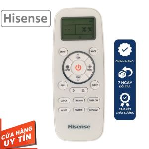 Điều khiển điều hoà Hisense 1 chiều hãng chính hãng theo máy Remote máy lạnh Hisense 1&2 ngựa mót bấm từ xa điều hoà