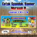 Spanduk Banner Warung Sembako Ukuran 3 Meter X 1 Meter. 