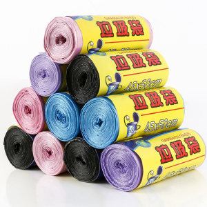 Cherry.Shop ถุงขยะ แบบใช้แล้วทิ้ง ถุงขยะ ใช้ง่ายฉีกใช้ทีละใบ ประหยัด ขนาด45*50cm.