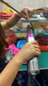 AE 5-in-1 curling iron hot air comb hair straightener automatic curling dual-use device fully automatic magic curling tool manufacturer