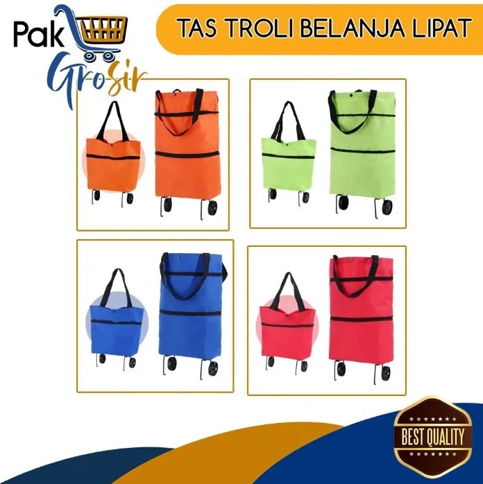 Trolly Bag Shopping Bag On Wheels Shopalong Lightweight Shopping