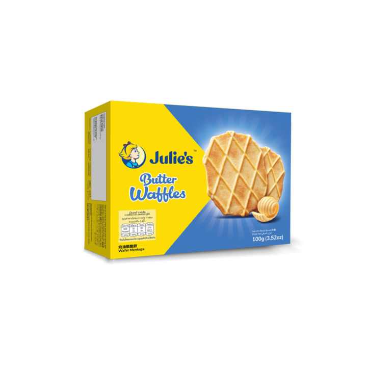 Julies Butter Waffles Original 100g Lazada Ph