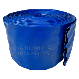 Ống Bạt Cốt Dù Phi 200 Xanh Dương Bơm Nước - Ống Bơm Nước - Ống Thuận Thảo