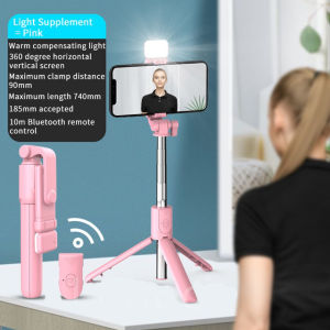 Wireless Bluetooth Selfie Stick tripod monopod stand Phone holder for Outdoor travel 3 IN 1