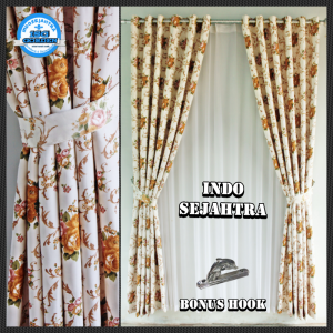 Gorden Jendela Kamar Ruang Tamu Murah Dan Cantik Blackout Import Mewah Elegan Import Warna Biru