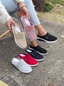 WomenS Thick-Soled Slip-On Sandals Soft Sole Non-Slip Beach Sandals Large Size Cushioned Shoes Comfortable For Home Use