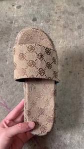 Large Size WomenS Outdoor Slippers Round Toe Small Plum Blossom Design Lightweight One-Strap WomenS Slippers