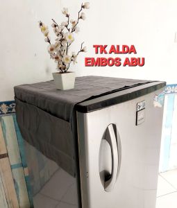 Taplak sarung kulkas bahan katun 105x50