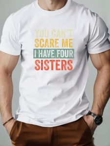 Men t-shirt 100% Cotton English Letter Print Round Neck Breathable Streetwear Oversized Tee Casual Fashion High quality Clothing