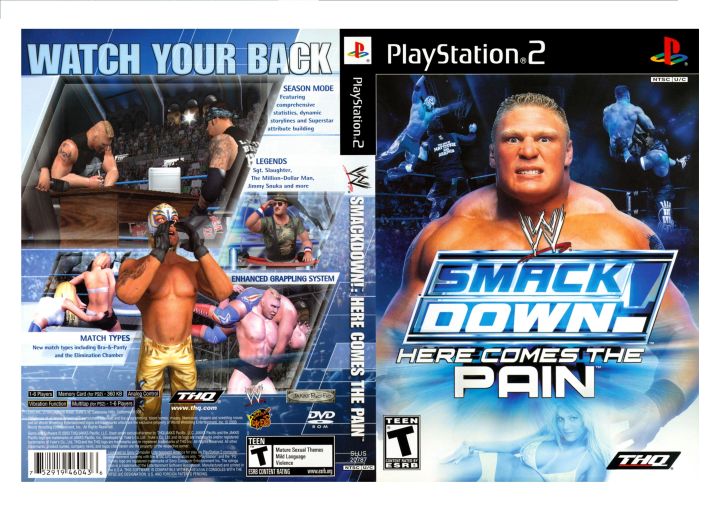 Smackdown here comes the 2024 pain ps2 for sale