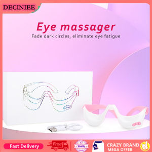 DECINIEE Eye Massager Anti Aging Eye Skin Tighten Beauty Device Portable Eyes Massage Glasses Fatigue Anti Wrinkles Dark Circles