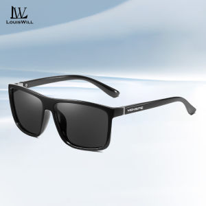 LouisWill Sunglasses Men UV Polarized Sunglasses Men Classical Fashion Glasses UV400 Sunglasses Outdoor Activities Sports Sunglasses Driving Fishing Racing Eyewear Non-slip PC Temples UV Sunglasses for Men