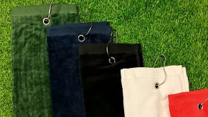 Golf khăn lau Mềm Cotton Golf khăn lau đầu Với kẹp khóa Golf Khăn Cho Golf Túi Golf Tất nhiên Tập Thể Dục Phòng Tập Thể Dục