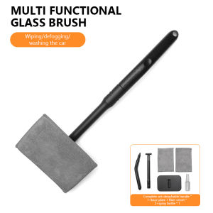 Semetal kính chắn gió phía trước xe defogging bàn chải Velcro làm sạch bụi khăn lau bụi lau tháo rời được giặt được xe quét bụi