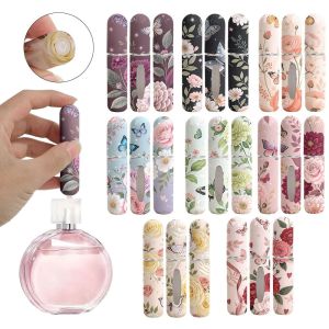 HUNIU 5ml Perfume Bottle Empty Leak Proof Refillable Perfume Bottle Sub-bottling Bottom Refillable Mini Perfume Bottle Travel