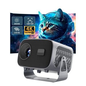 A10 Projector 4000 Lumens 200 ANSI H713 Android 11.0 BT 5.2 HD Display Brightness Smart Projector Cinema Remote Control Focus