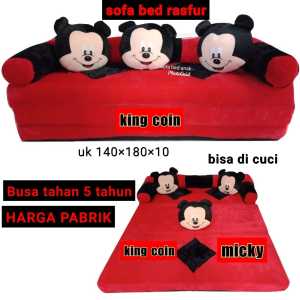 Kasur Lantai Sofa Bed Rasfur 180X140X10 Sofa Minimalis Kasur Lipat Kasur Busa Perlengkapan Rumah Modern