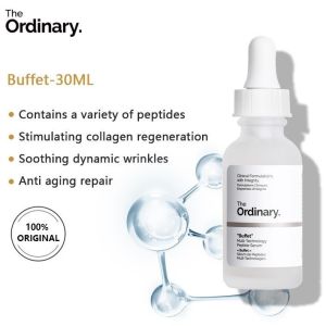 The Ordinary Buffet Serum 30ml | Multi-Peptide Anti-Aging Serum | Target Fine Lines Dryness & Dullness | Target Multiple Signs of Aging