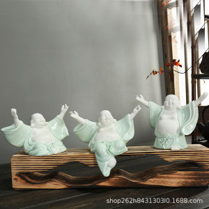 Tượng Phật Di Lặc Bồ Tát Ngồi Bằng Gốm ( Không Kèm Đế ) Trang Trí Tiểu Cảnh Gỗ Lũa Gốm Sứ Trắng Cao Cấp Trang Trí Tượng Phật Gốm Cho Không Gian Nội Thất - Lazada