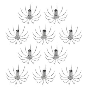 10 chiếc móc câu mực tôm Mồi Câu Hình Mực câu cá Móc Gắn Mồi Câu ô có gai Móc Câu Cá Biển Móc Câu Cá Biển