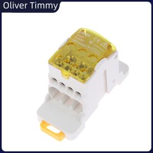 [Oliver Timmy] UKK80A Terminal Block Rail distribution Box Universal Electric Wire Connector