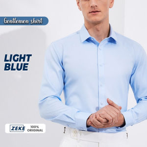 READY STOCK👔 Men Formal Button Smart Casual Plus Size Long Sleeve Slim Fit Suit Shirt Kemeja Lelaki