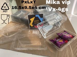 MIKA KUE/MIKA JAJAN PASAR/ MIKA BOLU MEREK VIP TEBAL/MIKA KUE KOTAK/MIKA KUE BASAH/MIKA KUE PLASTIK MIKA MIE KUE UK VX4GS ISI 100 PCS TERMURAH