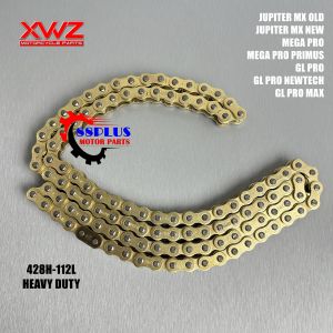 RANTAI RANTE RODA MOTOR 428H-112L JUPITER MX JUPITER MX NEW 135 MEGA PRO PRIMUS MEGA PRO HIU GL PRO NEOTECH GL PRO MAX GL PRO