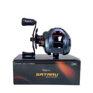 REEL KATANA SATARU BAITCASTING REEL BC CARBON MAMPU MENAMPUNG BEBAN HINGGA 10KG GEAR RATIO 7.5:1 BALL BEARING 10+1 BB