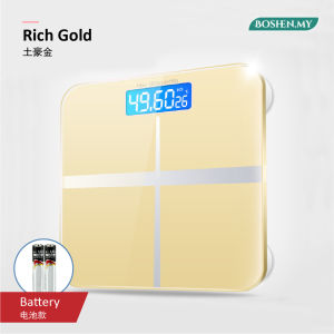 USB Digital Body Weight Scale Electronic Bathroom Glass High Accuracy Weight Scale Penimbang Berat Badan USB Skala 电子秤