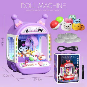 ĐỒ CHƠI MÁY GẮP THÚ BÔNG / GẮP GẤU BÔNG MINI DỄ THƯƠNG HÌNH KUROMI /CAPYBARA /KITTY/MELODY GIẢI TRÍ VUI NHỘN CHO BÉ SẴN HCM