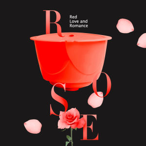 【i Cafilas】[DGPNC02] Reusable Refilable Coffee Capsule Filter Plastic Cup Holder Pod Strainer Rose Romatic Colorful for Nescafe Coffee Machine MINI MEMINGENIO2FONTANAPICOLOCREATIVEMELODYMELODY 2