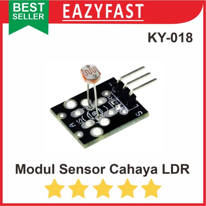 KY018 KY-018 LDR Module Sensor Cahaya Photo Light Dependent Resistor ...