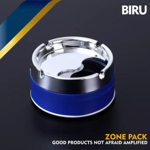 Asbak Putar Portable  Asbak Bulat Stainless Steel  Asbak  Bulat Warna   Ashtray Cafe