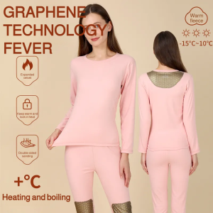 Warm Clothes and Pants Regulate Body Temperature Wind-blocking Closure Thermal Suit Soft and Smooth Touch