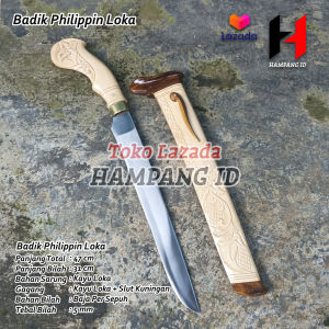 Pisau Badik Sembelih Jag4l Loka Baja Per Hewan Qurban