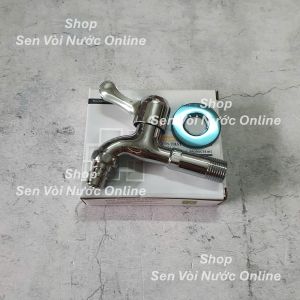 Vòi vườn vòi hồ chất liệu hợp kim thép không rỉ mạ crom