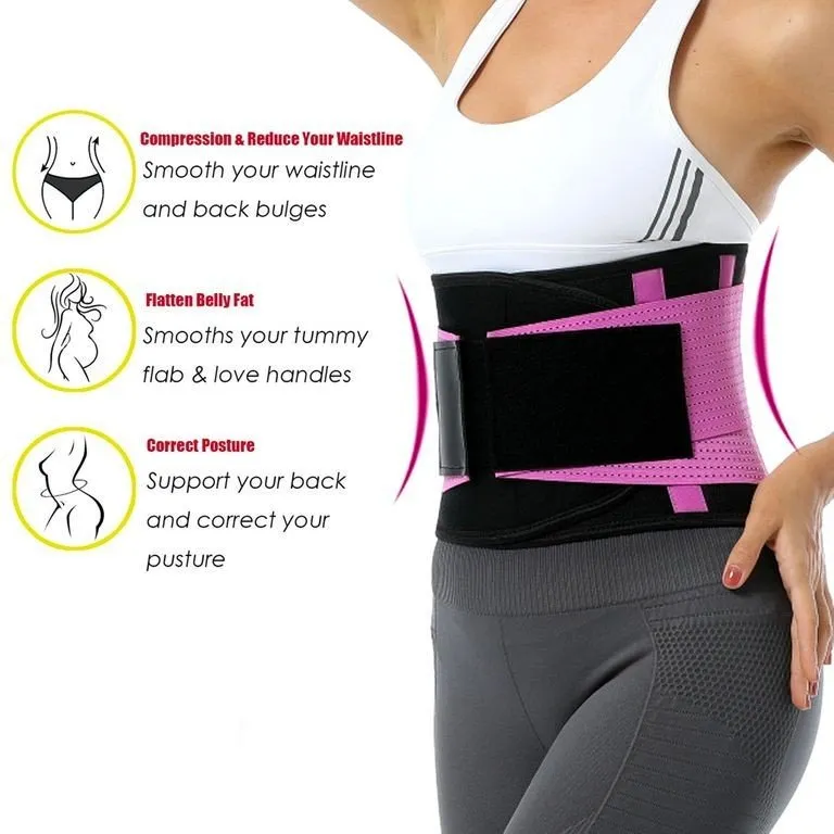 USA WAIST TRAINER HOT BELT POWER Waist Trainer Body Shaper Weight Loss  Trimmer Belt Shaper Slimming