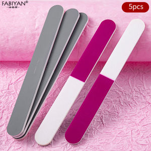 5Pcs Nail File and Nail Buffer Polishing Files Nail Art Set Gel Polish Sand Strip Manicure Pedicure Tools