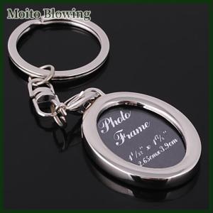 Moito Chic Transparent Clear Insert Photo Picture Frame Key Ring Chain Keychain
