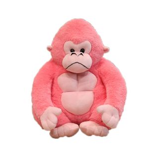 YIYU STUDIO Thú nhồi bông Đồ chơi nhồi bông Khỉ Đột Tinh Tinh Mô phỏng Búp bê Khỉ vải lông Gối đồ chơi Mềm Búp bê nhồi bông đười ươi Trang trí nhà cửa