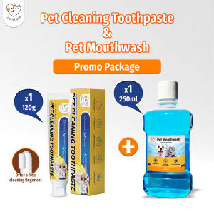Cassiel Pet Buy 2 Get RM5 Off Toothpaste With Free Toothbrush For Tartar Remover Bad Breath For Dog & Cat Dental Care