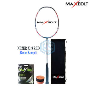 Raket Badminton Maxbolt Nezer X19 Bonus Komplit Raket Maxbolt Nezer X19