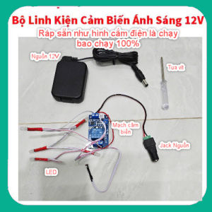 [Ráp sẵn] Bộ Linh Kiện Cảm Biến Nhiệt Độ Độ Ẩm Ánh Sáng Bài Tập Sách Công Nghệ Lớp8