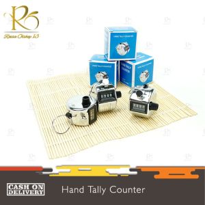Tasbih Digital Stainlis 4 Digit Hand Counter Kait Oleh Oleh Haji Umroh