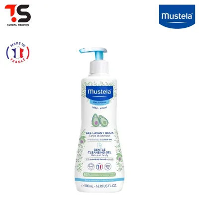 [READY STOCK] Mustela Gentle Cleansing Gel 200ml / 500ml / 750ml