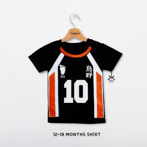 Haikyuu Baby Onesie Anime Volleyball Outfit Custom Jersey Number 0-12M Cotton PH