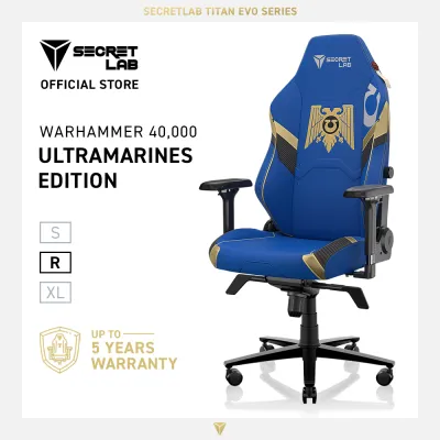Secretlab TITAN Evo NEO™ Ergonomic Gaming Chair - Warhammer 40000 Ultramarines with Head Pillow