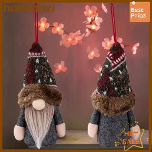 haidianzi Christmas Faceless Doll Gnome Glowing Christmas Ornament Plush Dwarf Home Decorations New Year Novelty Gifts Party Decor