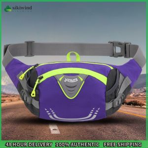 Sikiwind Nylon Running Item Storage Bag Lightweight Running Belt Waist Pack Portable Breathable High Capacity with Zipper Sports Accessories